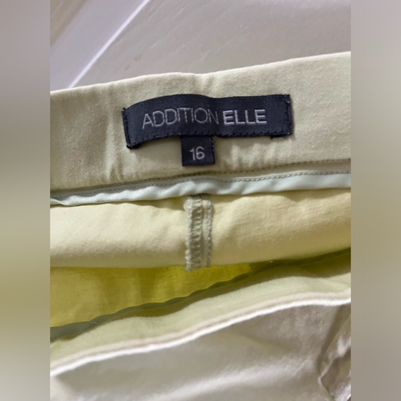 Celery green capris - Picture 3 of 4